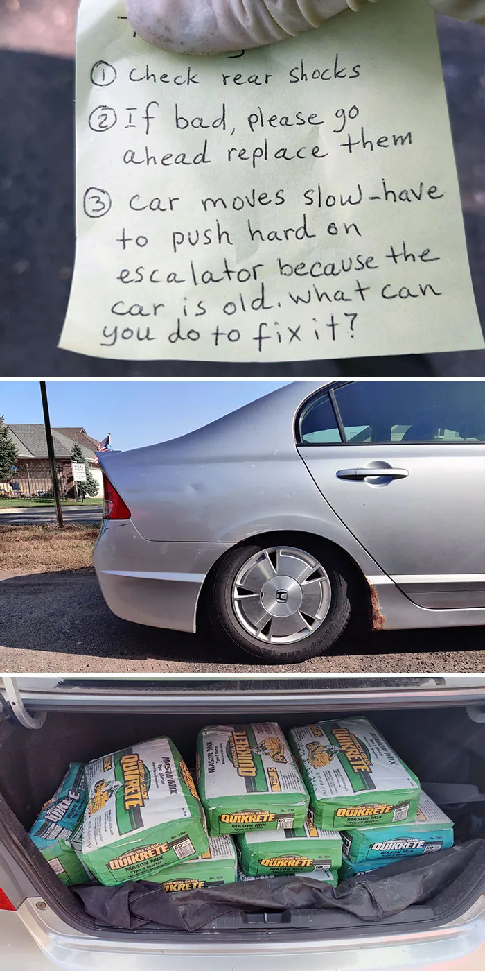 The Customer Rolled In Asking Why The Rear Shocks Were So Low. Needs New Shocks?