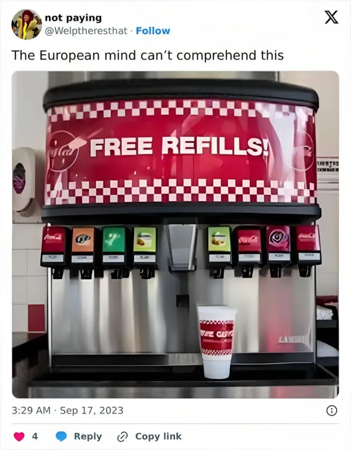 40 "The European Mind Can't Comprehend This" Posts Funny To Americans And Confusing To Europeans