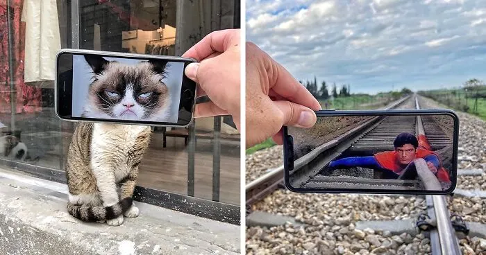 I Combine Ordinary Objects With Pics On My Phone To Make Them Look Extraordinary (16 New Pics)