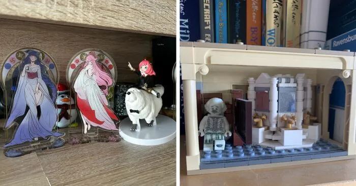 Hey Pandas, What’s Something Random You Have On Your Bookshelf?