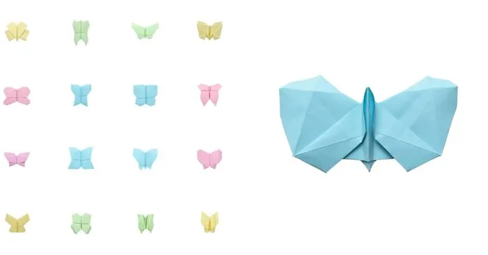 I Made Over 1000 Origami Butterflies (22 Pics)