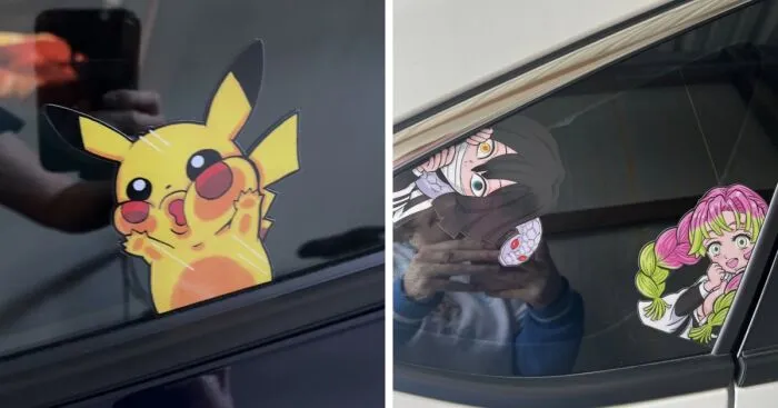 Spreading Joy, One Piece Of Art At A Time: 10 Car Stickers By Me, All Inspired By Our Favorite Characters