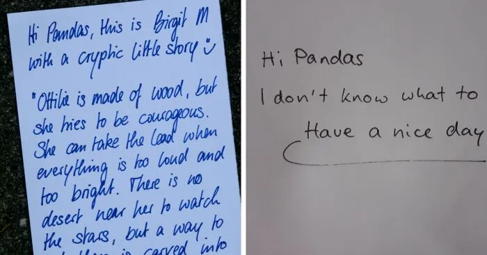Hey Pandas, Show Us Your Handwriting (Closed)