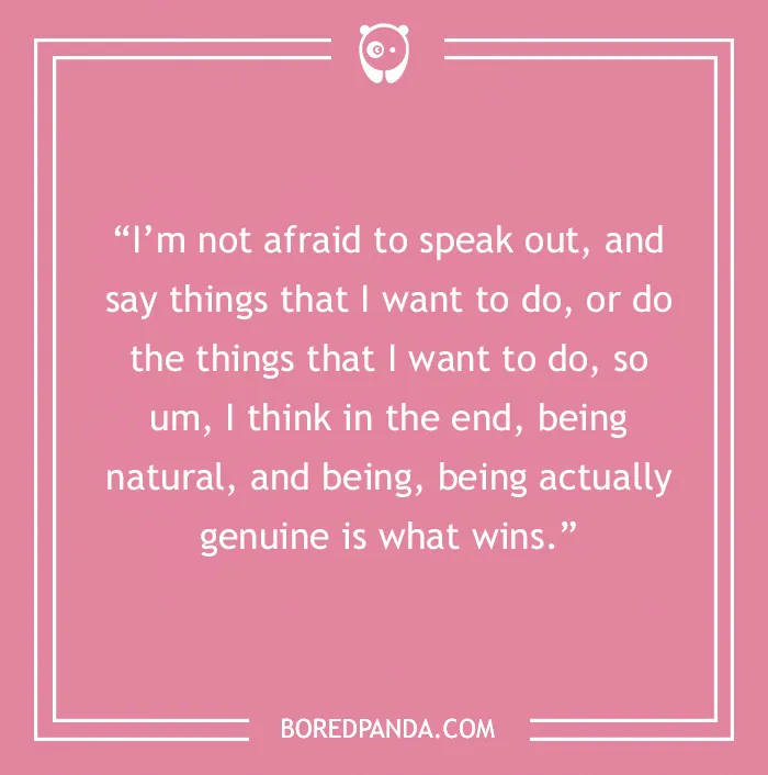 Freddie Mercury quote on being natural and genuine