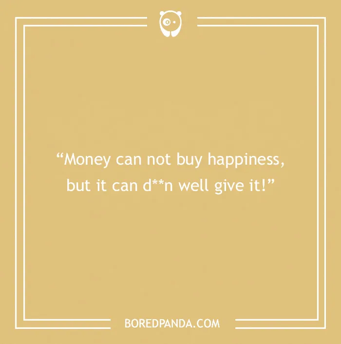 Freddie Mercury quote about money