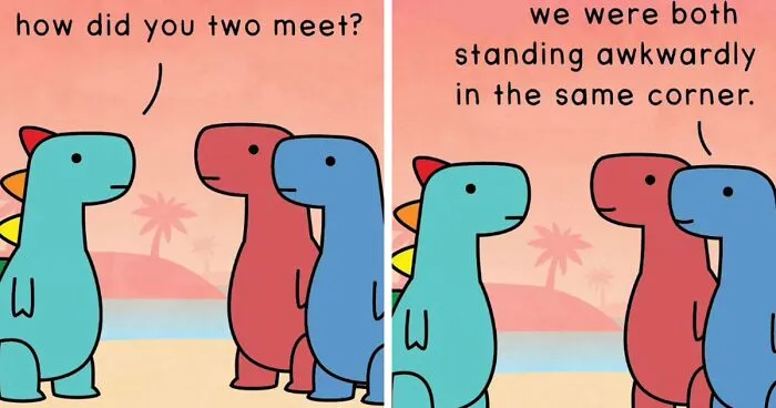 40 Witty And Heartfelt Comics By "Dinosaur Couch" (New Pics)