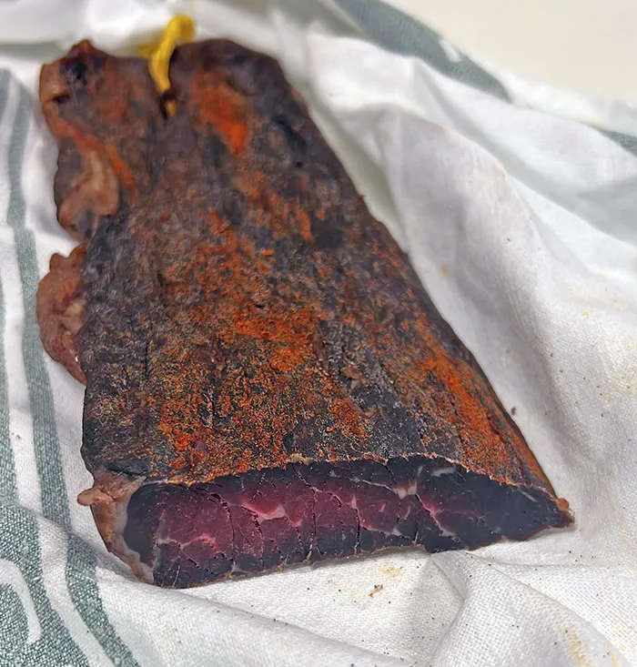 My Boss Cured And Smoked Some Meat For Him And His Family. He Gave Me This Today At Work. What A Legend