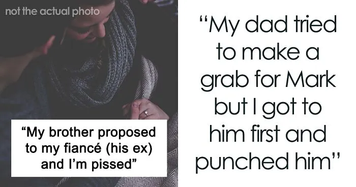Woman Stunned Into Silence After Fiancé’s Brother Drops Down On One Knee And Proposes To Her