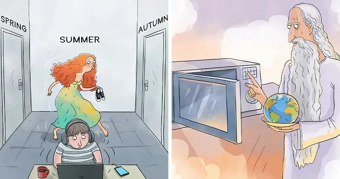 36 Comics And Illustrations By Herta Burbė That Might Brighten Up Your Day