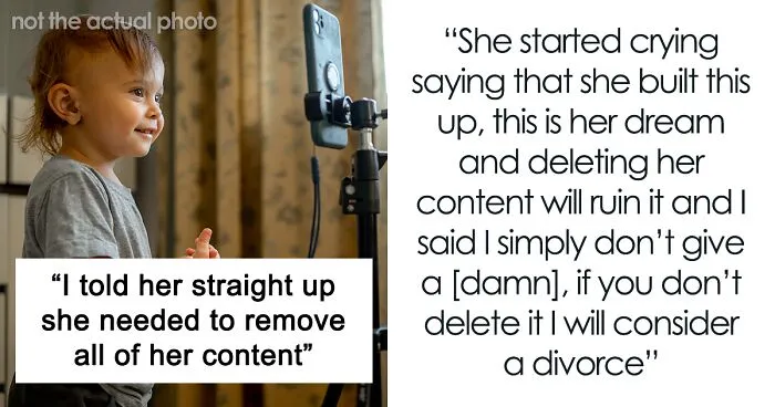 Woman Bursts Into Tears After Husband Demands She Delete All Her Mommy Influencer Content