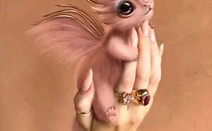 I Do My Own Manicure And Illustrate Imaginary Creatures Matching Its Style (11 Pics)