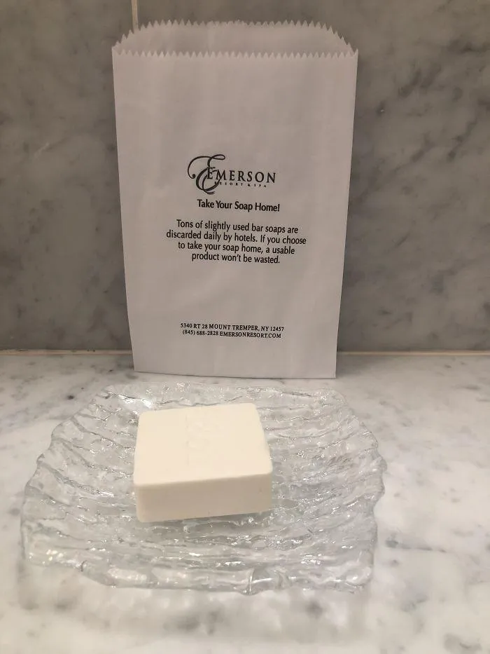 My Hotel Wants You To Take The Nice Soap Home!