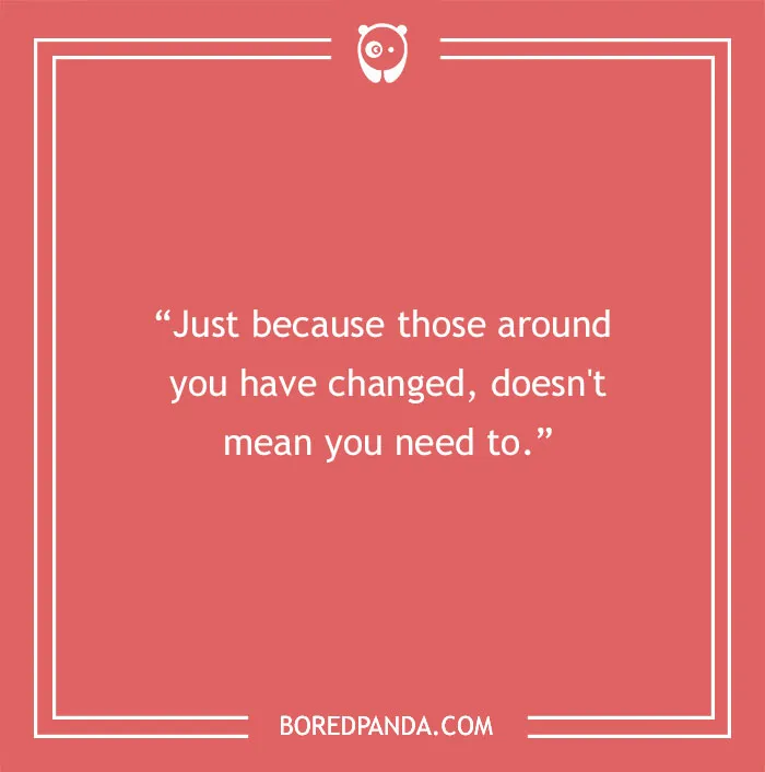 Quote about changing