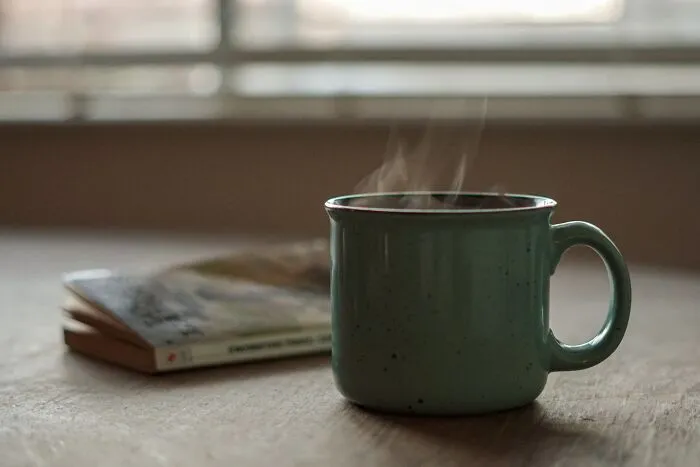 Cup of tea on the table