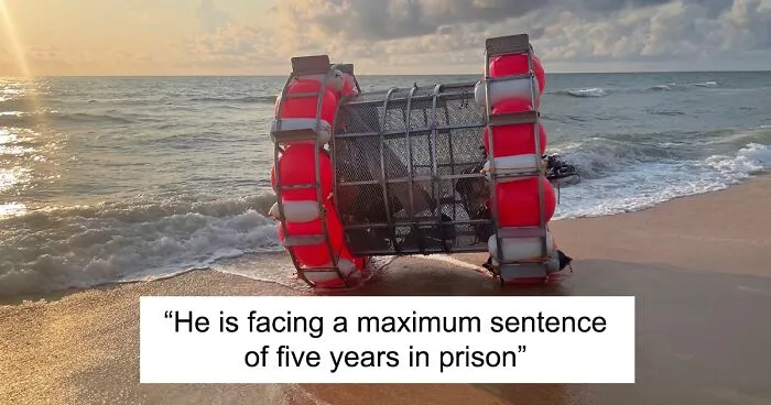 Florida Man Tries To Cross Atlantic In A Hamster Wheel, Faces Federal Charges