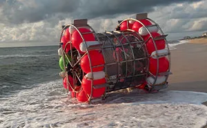 Florida Man Tries To Cross Atlantic In A Hamster Wheel, Faces Federal Charges