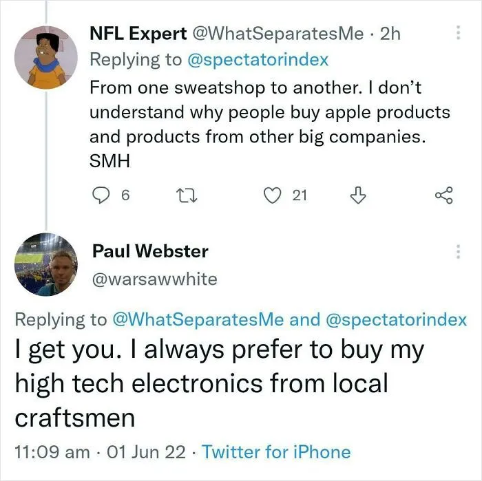Found This Under One Twitter Post About Apple Inc