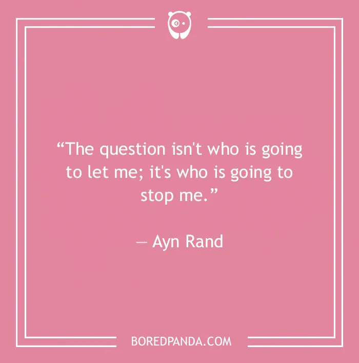 Ayn Rand quote on being persuasive 