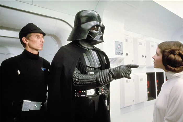 Star Wars: Darth Vader Has His Mic Stuck On 'Transmit', Hence The Heavy Breathing Sound. The Longer It Goes On, The More Scared Everyone Is To Tell Him