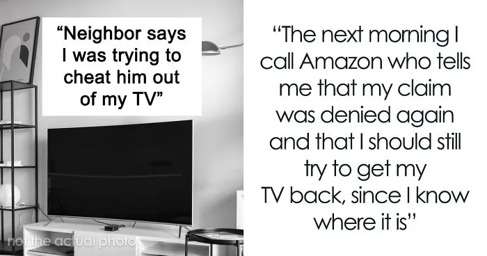 Guy Thinks He's Entitled To Neighbor's TV, Regrets It