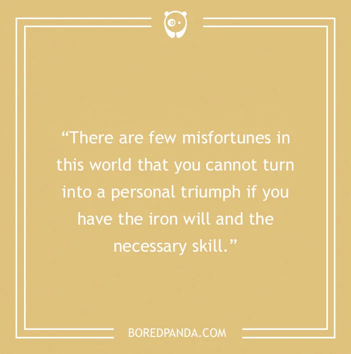 Nelson Mandela quote on misfortunes