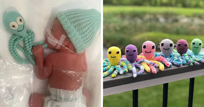 Mom Shares The Emotional Significance Of Octopus Toys For NICU Infants