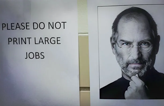 Please Do Not Print Large Jobs. Or, By All Means, Please Do