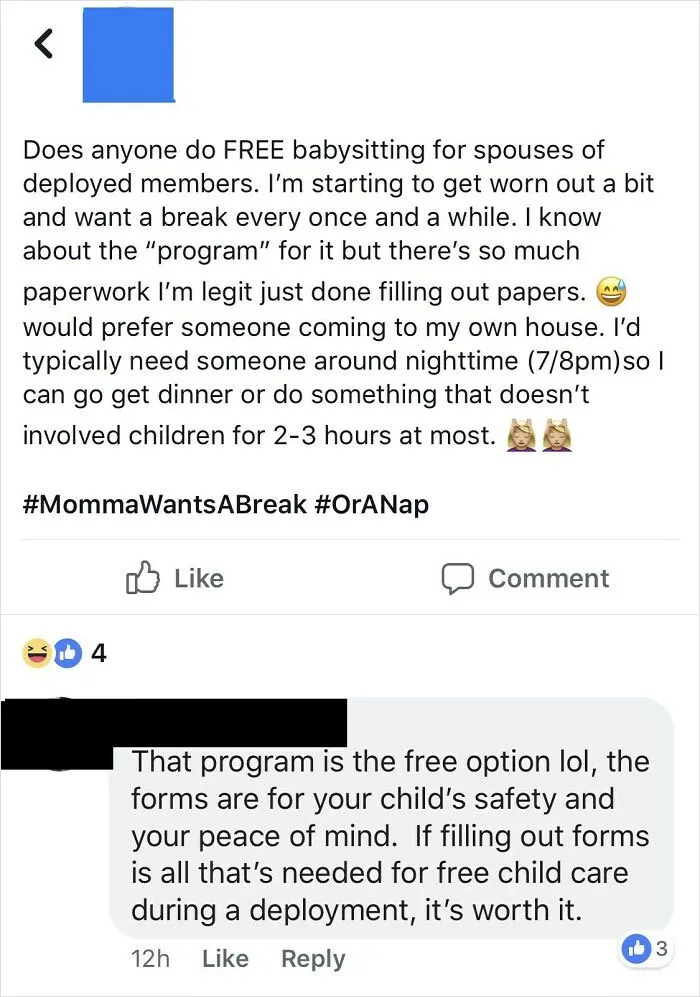 Free Babysitter Needed