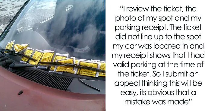 Woman Gets Parking Ticket Despite Paying For Spot, Uses The Same Backward Logic To Fight It