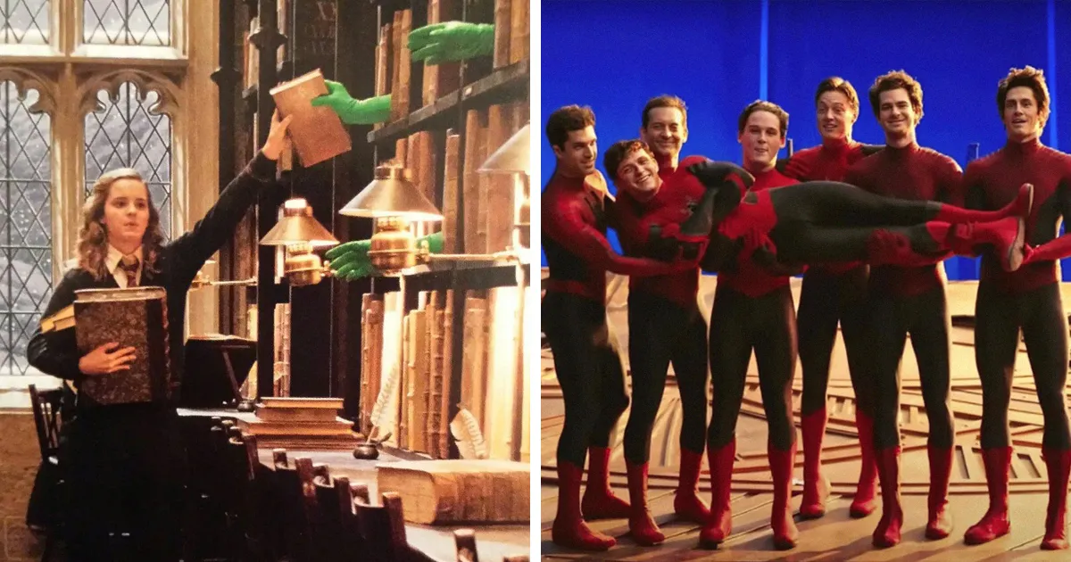 43 Increíbles imágenes entre bastidores que aportan otro ángulo sobre celebridades y películas