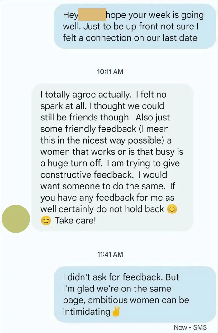 Unsolicited Feedback From My Sisters Date. Spent The Whole Time Talking About How Smart He Is, And Ordered A Kids Meal At Lunch