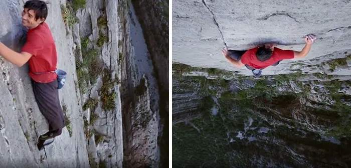 Alex Honnold trepando por El Patrero Chico. México, 2014