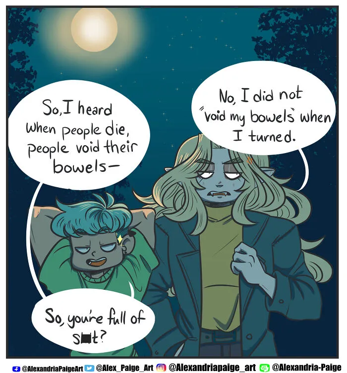 44 Humorous Comics About Supernatural Beings Living Simple Everyday Lives Created By This Artist