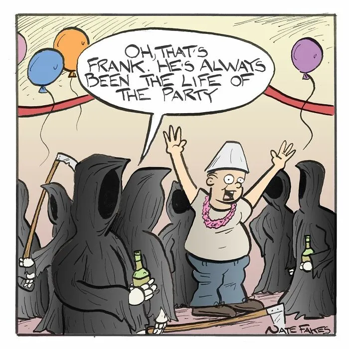 This Comics Artist Makes People Laugh With Single-Panel Jokes, And Here's The Halloween Edition (50 Pics)