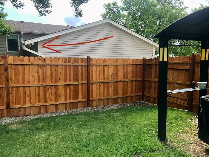 I Put Up A Fence To Keep My Thieving And Incredibly Nosy Neighbor Out. He Then Puts Up A Camera So That He Can Look In