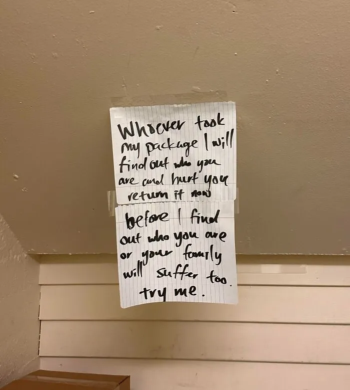 Someone Is Over The Package Theft In My Apt Building