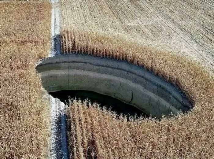 Sinkhole In Turkey