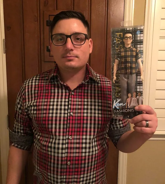 My Husband Ken Found A Mini Plastic Version Of Himself At HomeGoods
