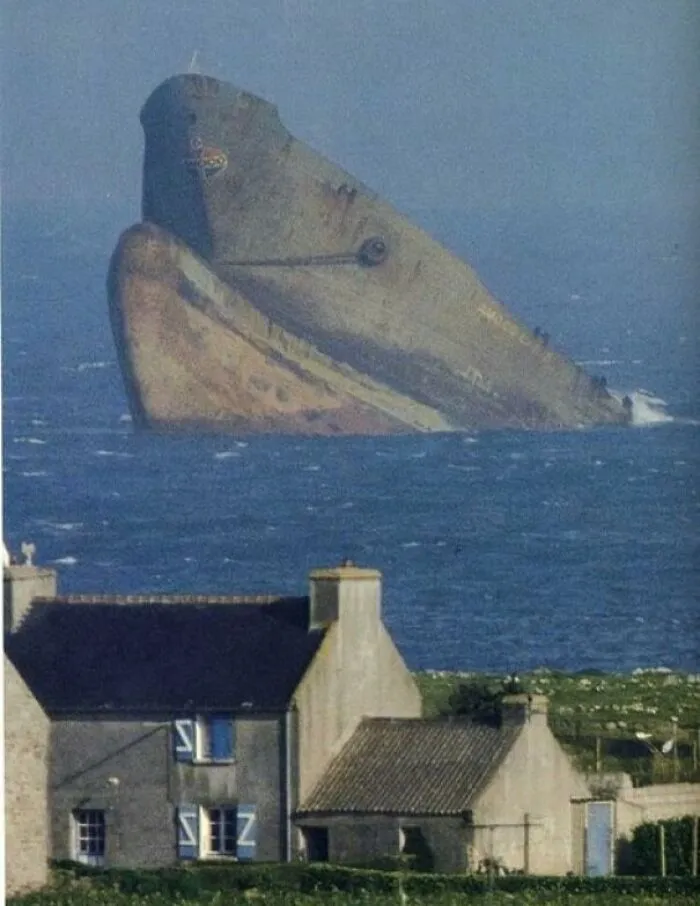 Hundimiento del Amoco Cádiz en Bretaña, 1978