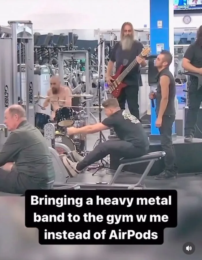 Ruining The Gym For Everyone. Poor Grandpa