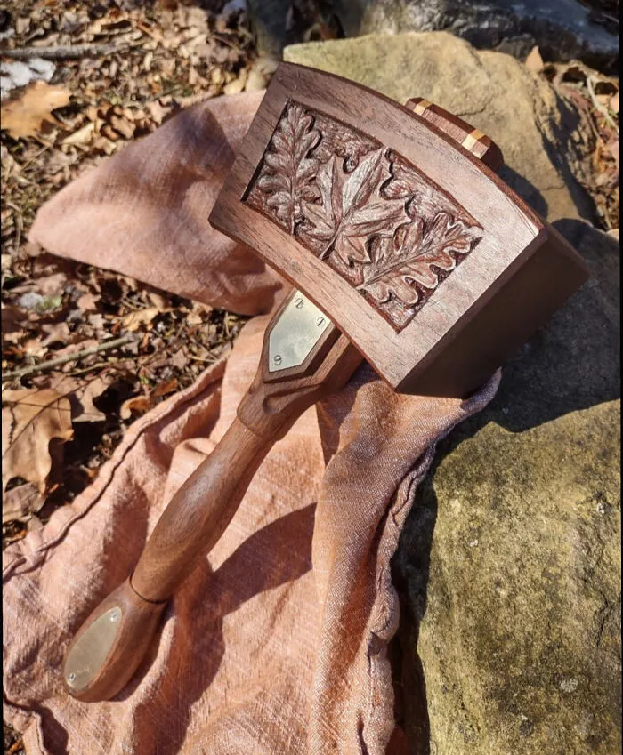 Black Walnut Joiners Mallet. I Had Been Getting Into Carving, And I Needed A Heavy Mallet For Carving And Mortises. And Then I Found Out About A Maker's Challenge. And I Had Recently Become Slightly Obsessed With Old English And Scottish Tools. This Guy Was Born
