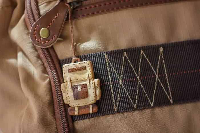 I Carved A Tiny Backpack For My Backpack