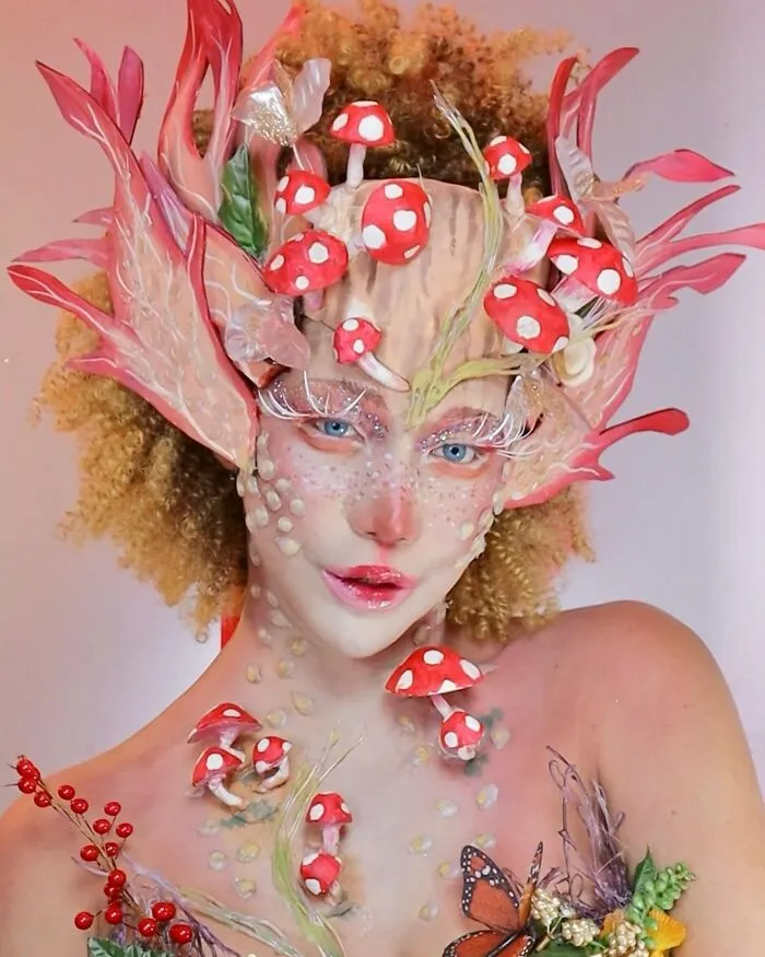 This Makeup Artist Can Turn Herself Into Any Creature, Here Are 35 Of Her Impressive Makeovers