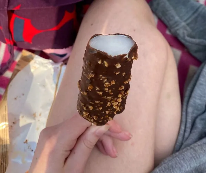 My Ice Cream Was Solid Ice On The Inside
