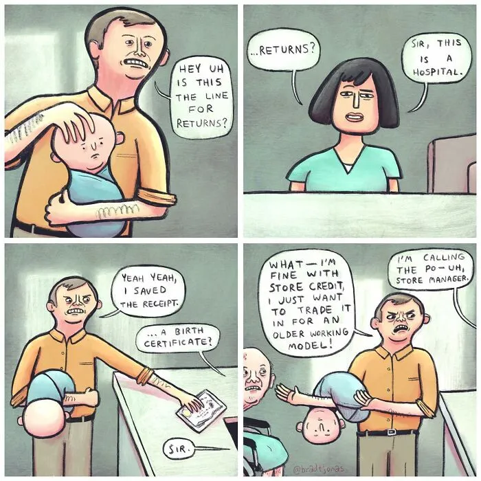 30 Ridiculous Comics That Mock Life’s Quirks By Bradtjonas (30 Pics)