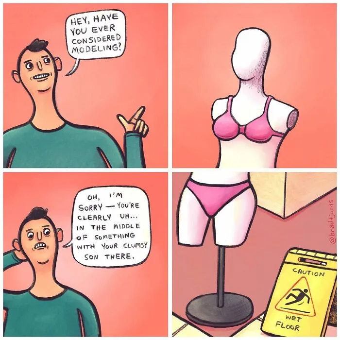 30 Ridiculous Comics That Mock Life’s Quirks By Bradtjonas (30 Pics)