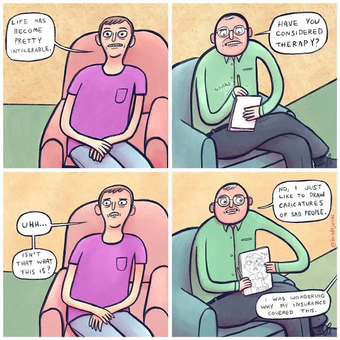 30 Ridiculous Comics That Mock Life’s Quirks By Bradtjonas (30 Pics)