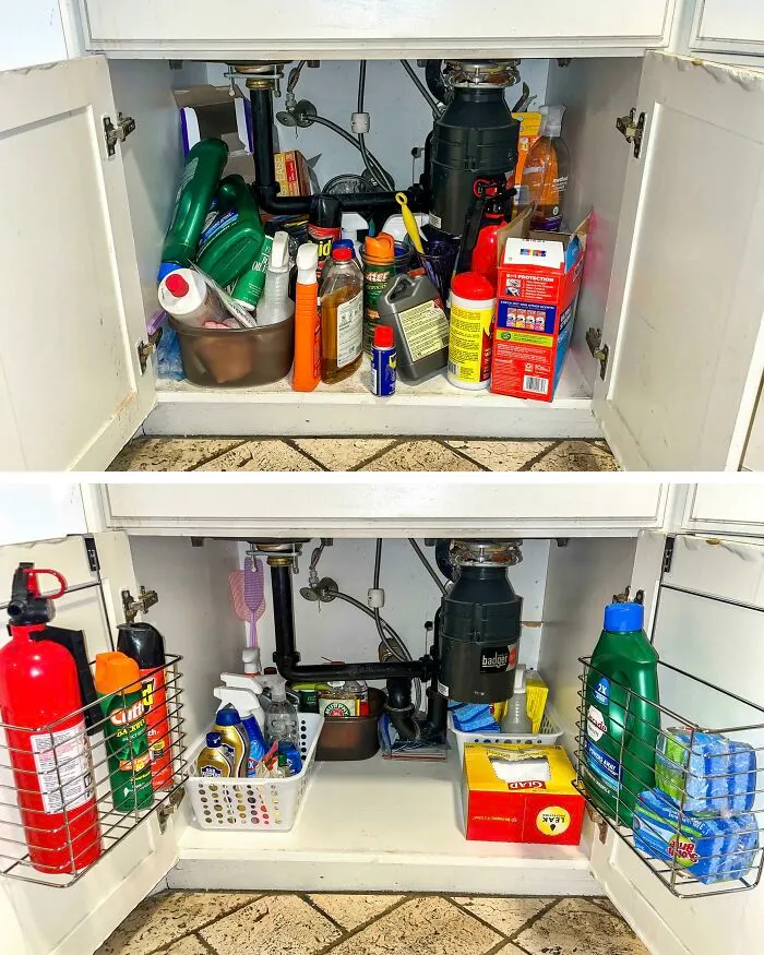 Clean & Tidy Under-The-Kitchen-Sink Cabinet