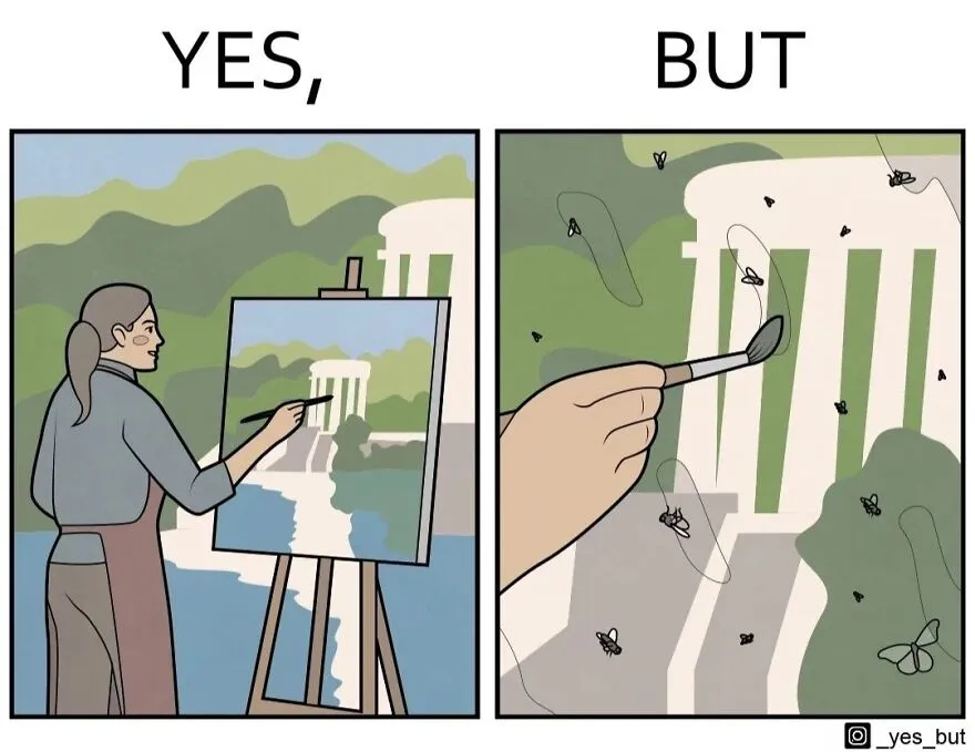 In His Series “Yes, But” This Illustrator Explores The Irony Of Our Daily Contradictions (31 New Pics)