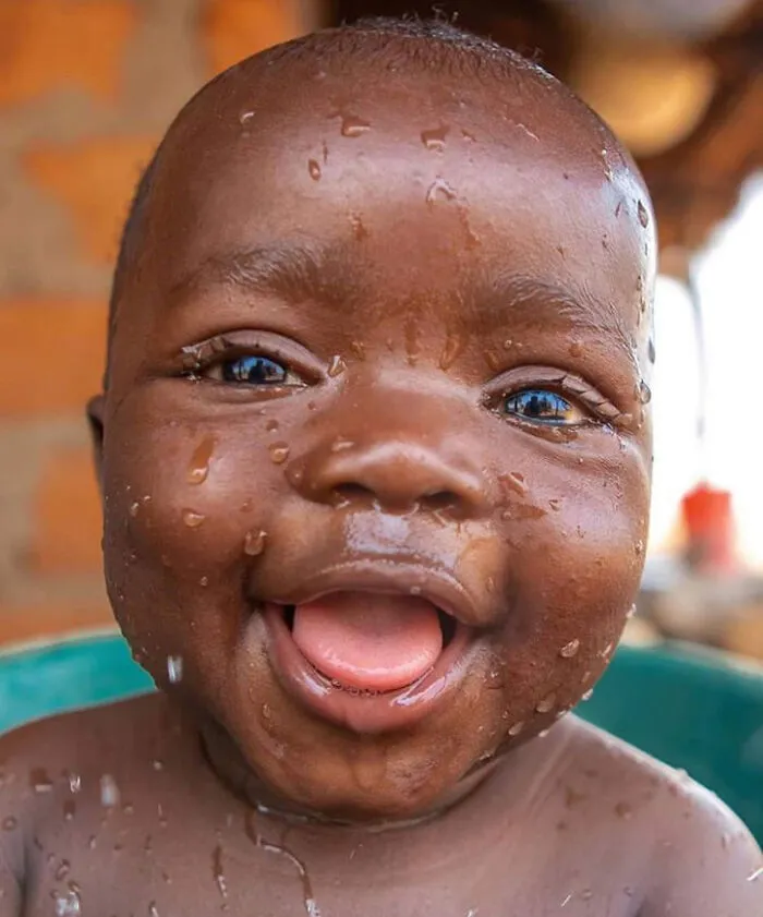 A Bath With Clean Water In Mozambique